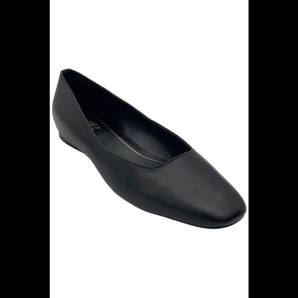 27 Edit by Naturalizer Women's Chelsea Leather Ballet Flats Black - Medium - Picture 1 of 3